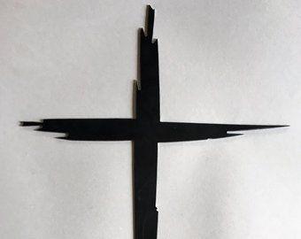 Rugged Cross Logo - Saved By Grace | Etsy