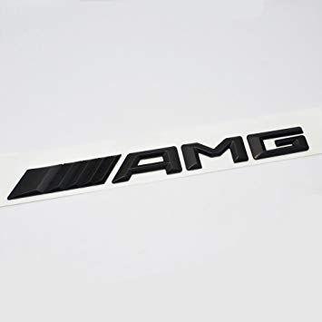 New AMG Logo - Amazon.com: New Style Mercedes-Benz AMG Emblem 3D ABS Black Trunk ...