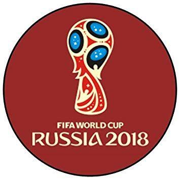 Red World Logo - SPQR World Cup 2018 - Tournament Logo - Badges / Keyrings / Bottle ...