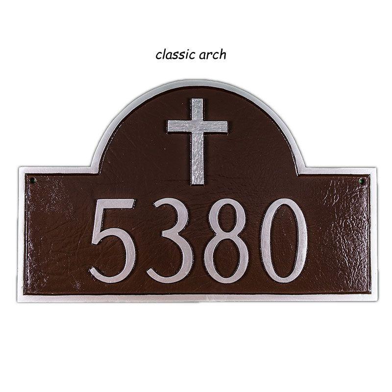 Rugged Cross Logo - Personalized Rugged Cross Address Plate
