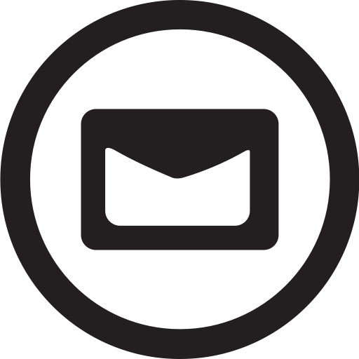 Round Gmail Logo - Contact, email, linecon, mail, message, round icon