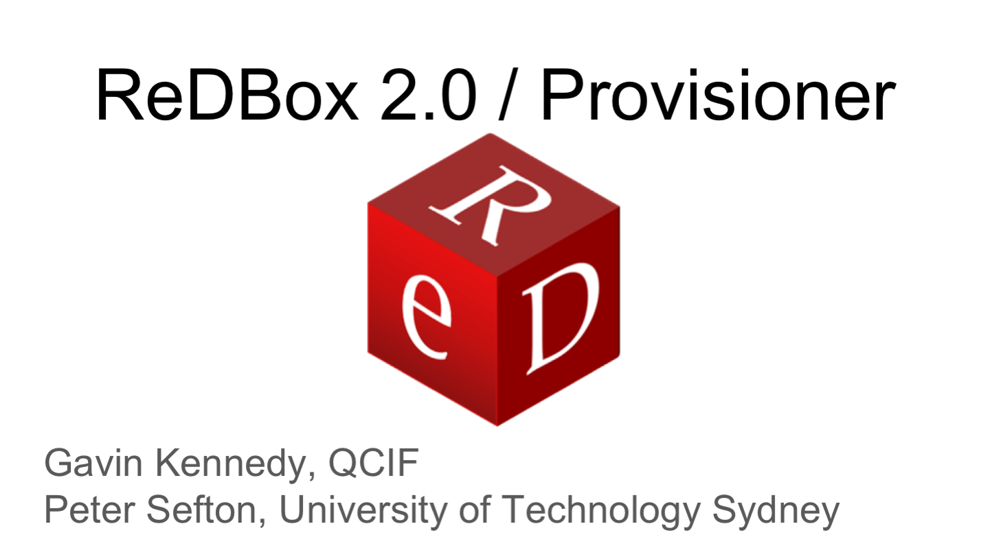 Open Red Box Logo - Open Repositories 2018 Presentation: ReDBox 2.0 / Provisioner - UTS ...