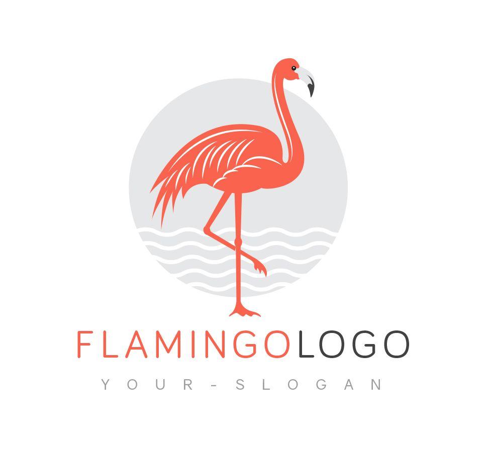 Flamingo Logo - Flamingo Logo & Business Card Template - The Design Love