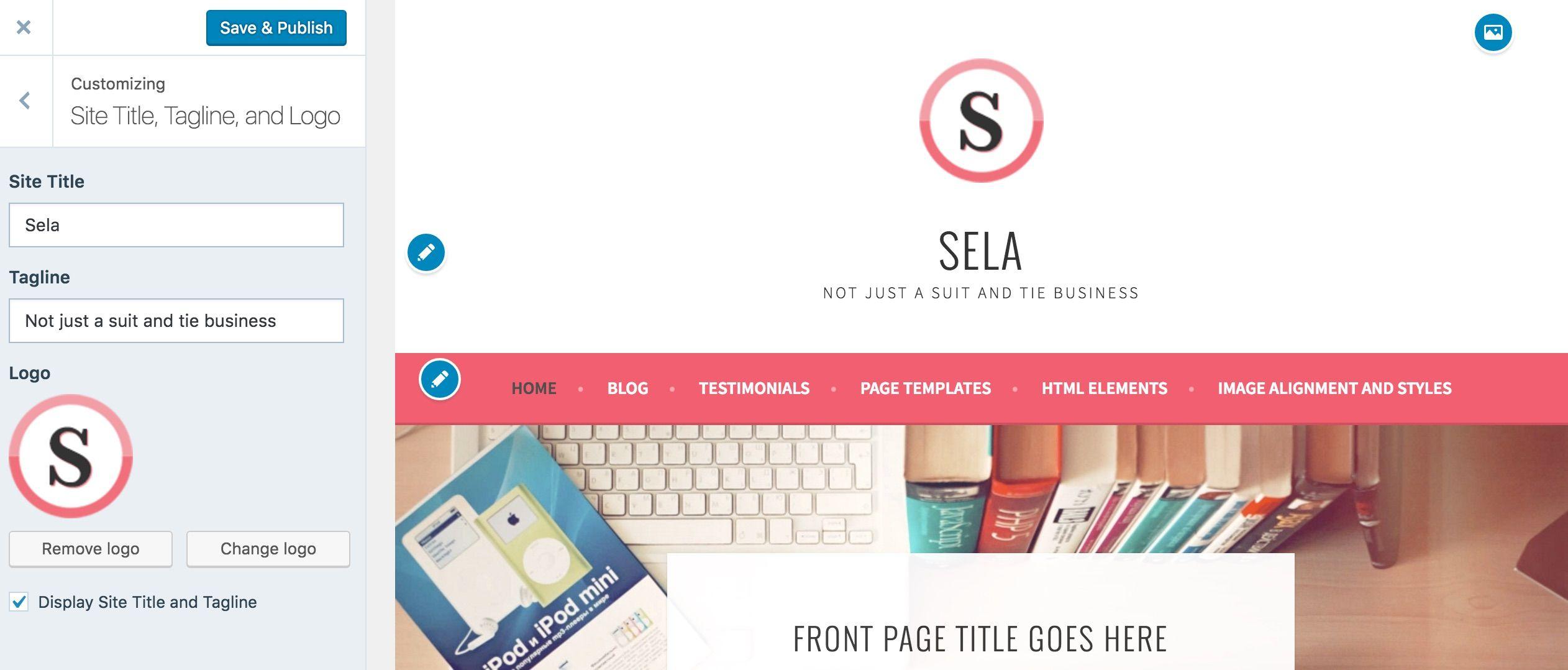 Wordpress.com Logo - Sela Theme