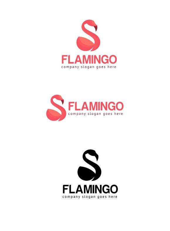 Flamingo Logo - Flamingo Logo Logo Templates Creative Market