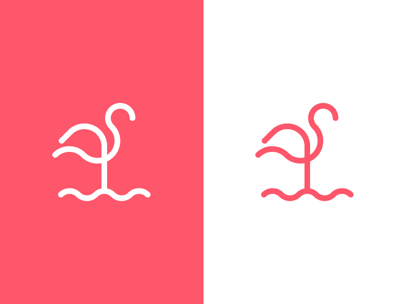 Flamingo Logo - Flamingo Logo // For SALE by Bohdan Harbaruk | Dribbble | Dribbble