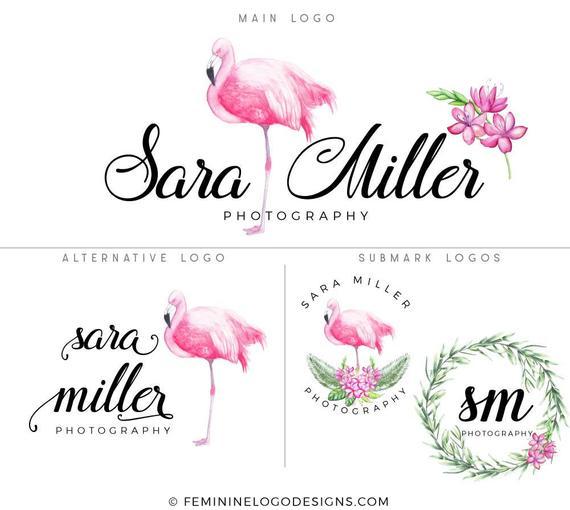Flamingo Logo - Flamingo logo Flamingo logo design and watermark Calligraphy