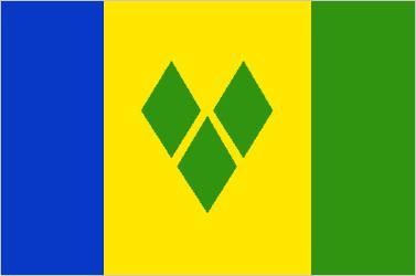 Blue Green Yellow Logo - Flag of Saint Vincent and the Grenadines