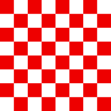 Red and White Checkered Logo - Croatian checkerboard