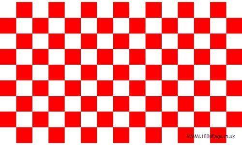 Red and White Checkered Logo - Liverpool Red and White Checkered 3'x2' Flag: Amazon.co.uk: Kitchen ...