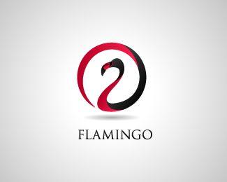 Flamingo Logo - flamingo Designed