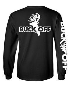 Clothing Off Brand Logo - Buck Off Brand Long Sleeve Logo t shirt bow hunting apparel deer ...
