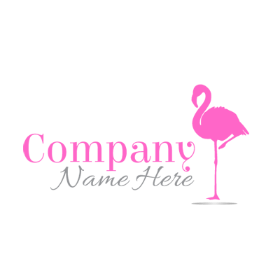 Flamingo Logo - Pink Flamingo Logo Maker