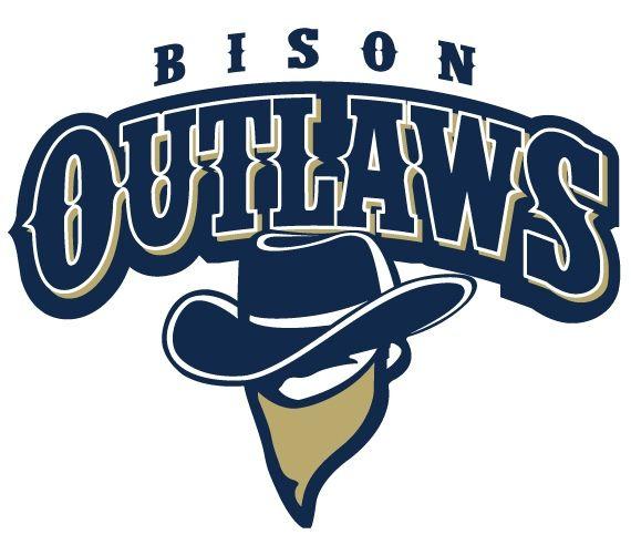 Bison Baseball Logo - Bison Outlaws