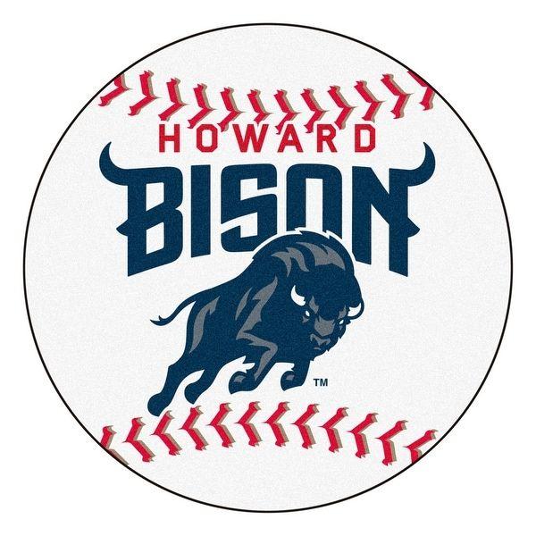 Bison Baseball Logo - Shop NCAA Howard University Bison & Lady Bison Baseball Shaped Mat