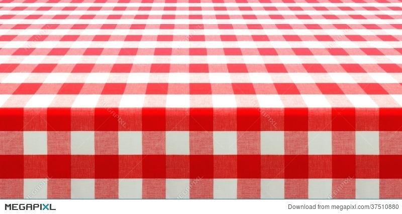 Red and White Checkered Logo - red white checkered tablecloth round