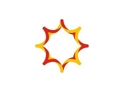 Sun Symbol Logo - Sun logo design symbol by Alex Tass, logo designer | Dribbble | Dribbble