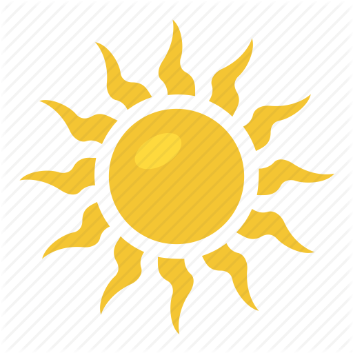 Sun Symbol Logo - Solar symbol, sun, sun sign, sun symbol, weather symbol icon