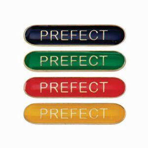 Blue Green Yellow Logo - Prefect Enamelled Bar School Badge, Red, Blue, Green, Yellow ...