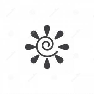 Sun Symbol Logo - Sun Vector Icon Filled Flat Sign Mobile Concept Web Design Sunny Day ...