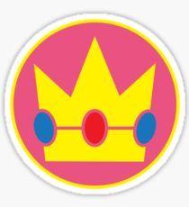 Princess Peach Logo - Princess Peach Stickers | Redbubble