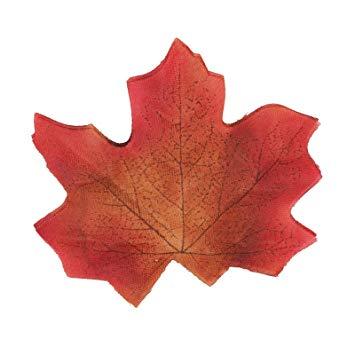 3 Multicolor Leaf Logo - Amazon.com: Vlovelife 100pcs Artificial Maple Leaves Fabric ...