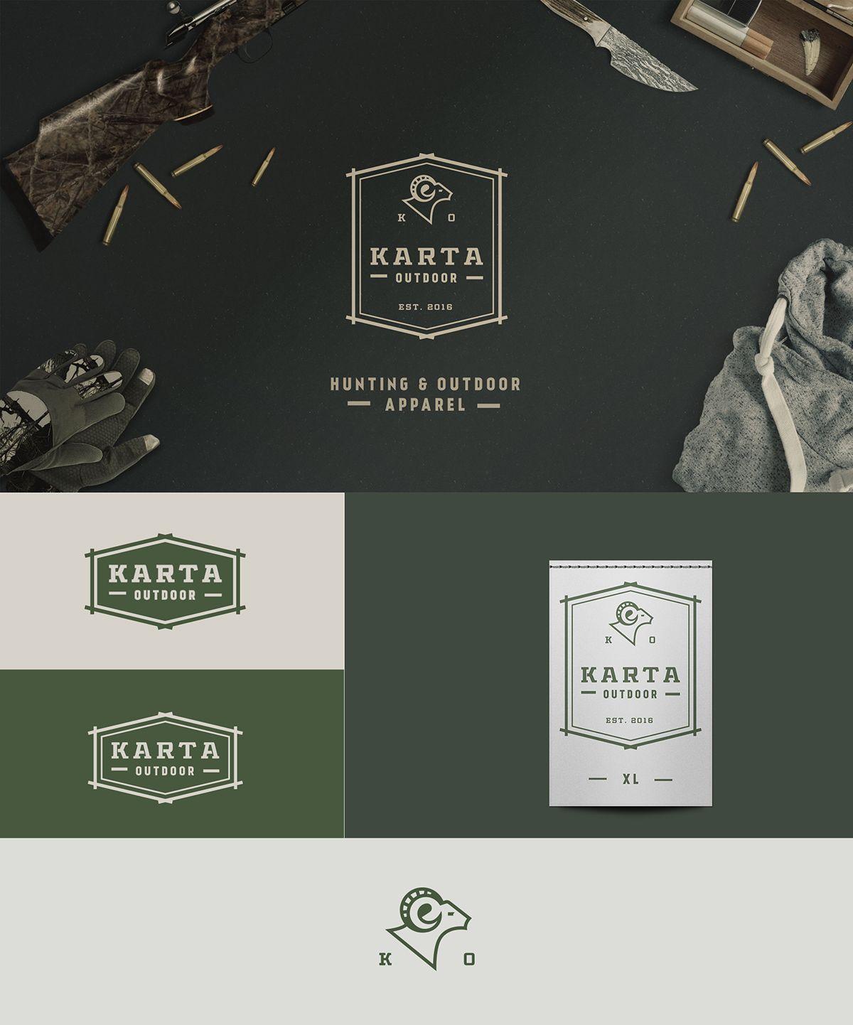 Hunting Apparel Logo - KARTA Outdoor Apparel Logo on Behance