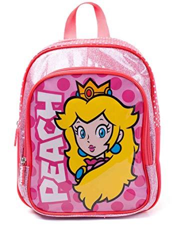 Princess Peach Logo - Princess Peach Kids Backpack Princess Gamer Logo Nue Official ...