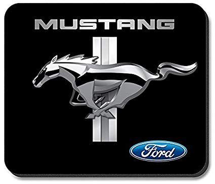 Mustang Logo - Amazon.com : Art Plates brand Mouse Pad - Ford Mustang Logo : Office ...