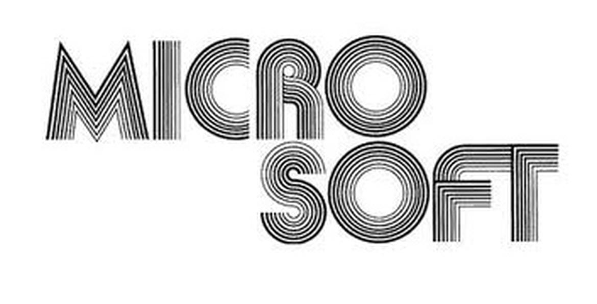 Oldest Microsoft Logo - Original Microsoft Logo