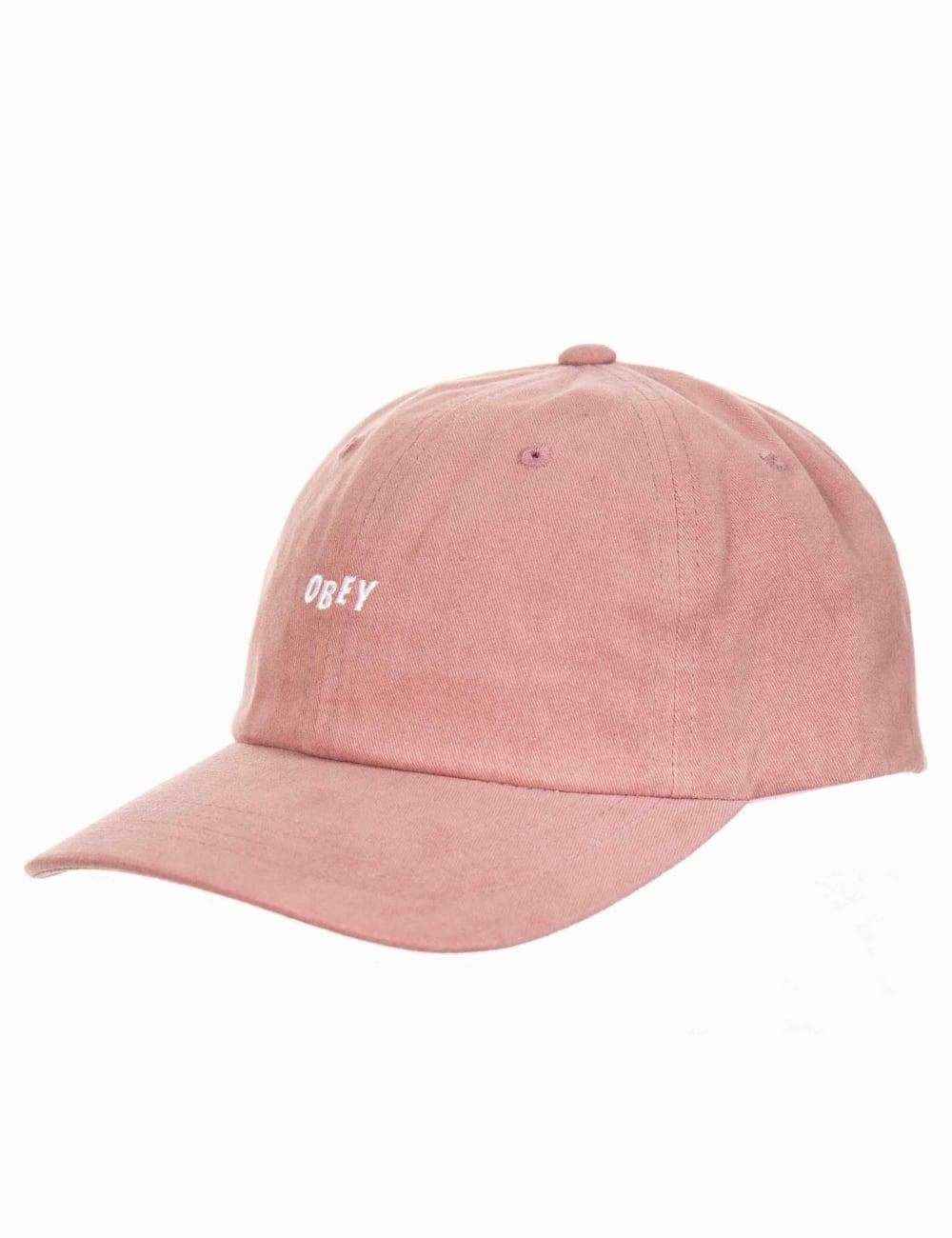 OBEY Clothing Rose Logo - Obey Clothing Jumble Bar III 6 Panel Hat - Rose - Accessories from ...