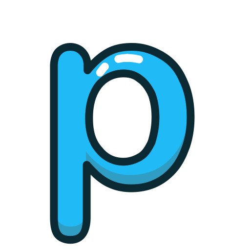 Blue Letter P Logo - Blue, letter, lowercase, p icon
