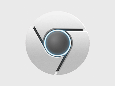 Grey Chrome Logo - Free Chrome Icon White 319227 | Download Chrome Icon White - 319227