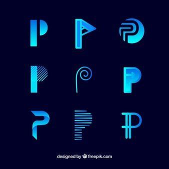 Blue Letter P Logo - Letter P Vectors, Photo and PSD files