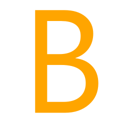 Yellow and Orange B Logo - Free Orange Letter B Icon Orange Letter B Icon