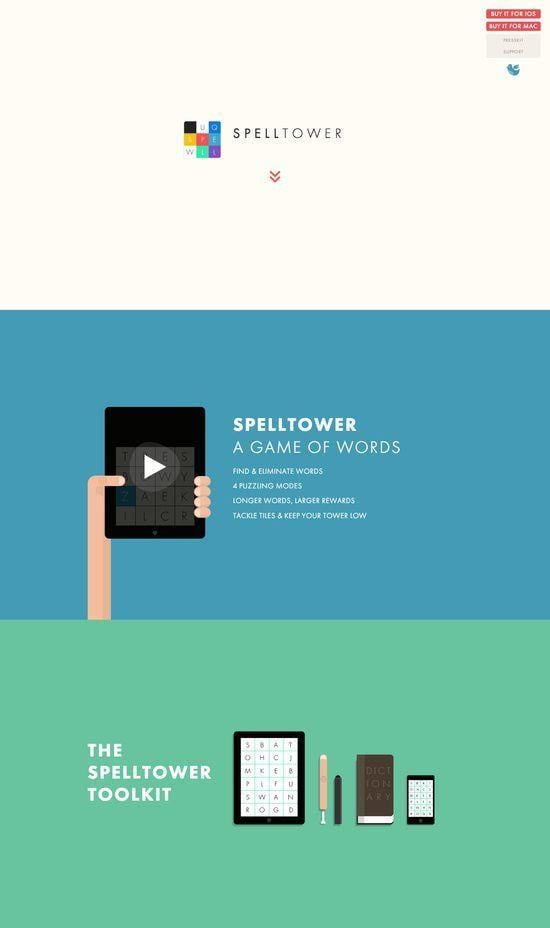 SpellTower App Logo - spelltower | Designy Stuff | Pinterest | Blog design inspiration ...