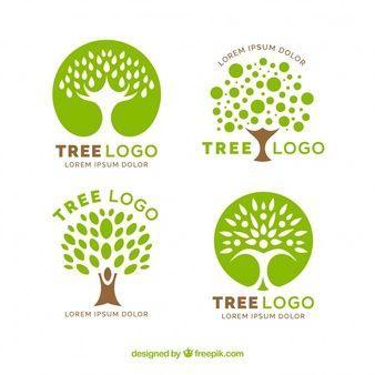Green Tree Circle Logo - Tree Logo Vectors, Photos and PSD files | Free Download