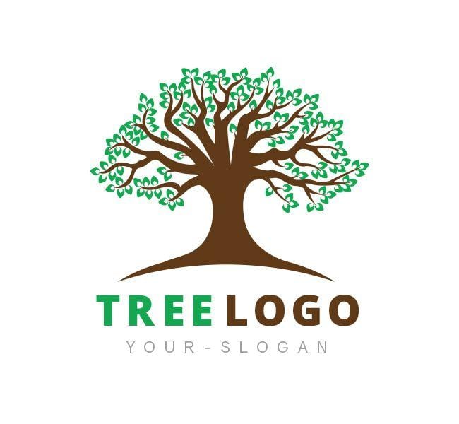 Brand with Tree as Logo - Tree Logo & Business Card Template - The Design Love