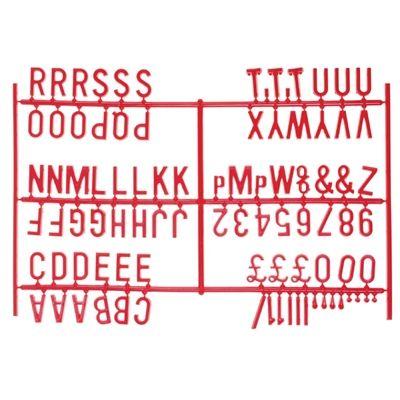 Beaumont Letter Logo - Beaumont Peg Board 20mm Letters 540 Characters Red - HC764 - Buy ...