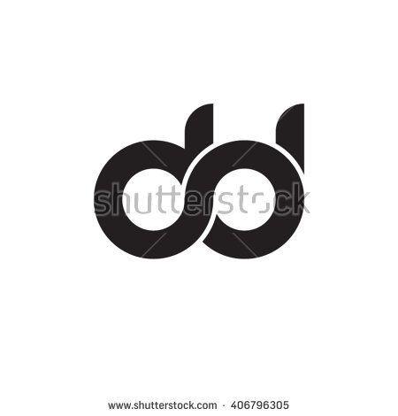 DD Logo - initial letter dd linked circle lowercase monogram logo black