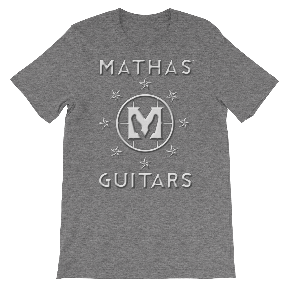 Grey Chrome Logo - Mathas Guitars - 