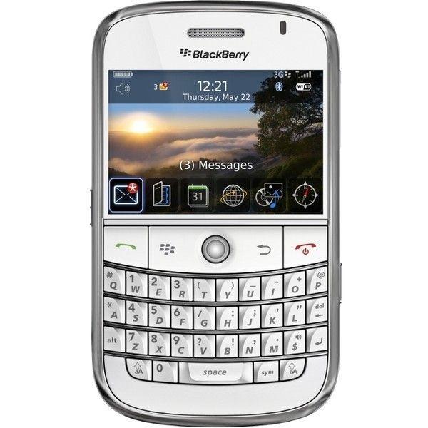 Electronics Cell Phone Logo - BlackBerry 9000 Bold white unlocked (Tim logo): cell phone ...
