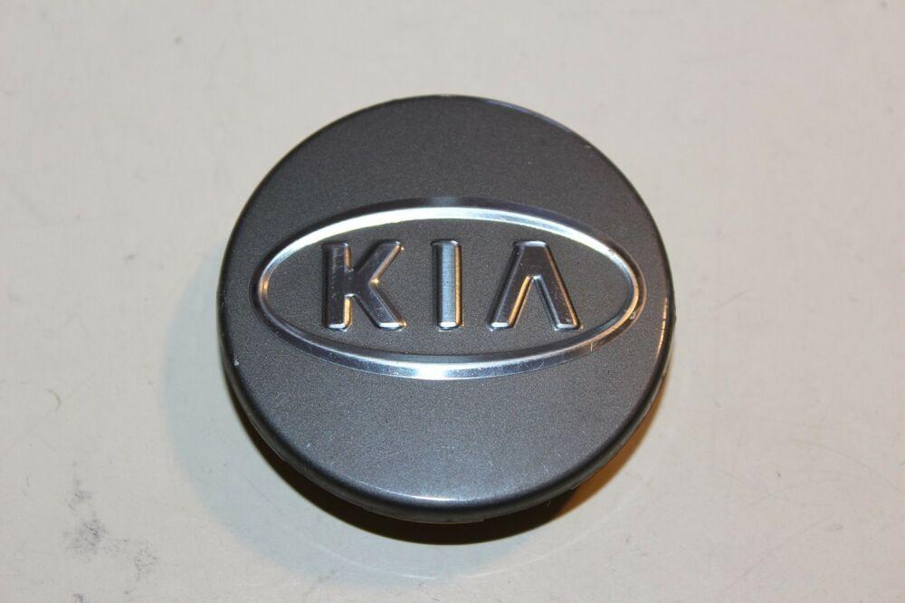 Grey Chrome Logo - Kia Wheel Center Cap Grey Chrome 52960 2F000 100 Emblem Badge (1)