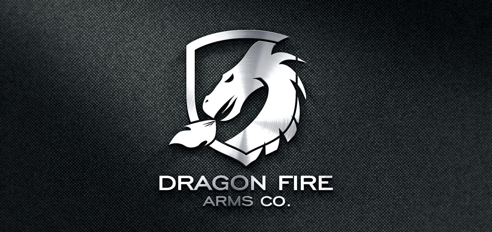Silver Dragon Logo - Logo design for the company Dragon Fire Arms | KD Branding