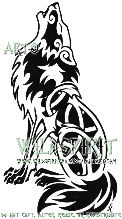 Native Wolf Logo - Heraldic Howling Wolf Logo by WildSpiritWolf on deviantART ...