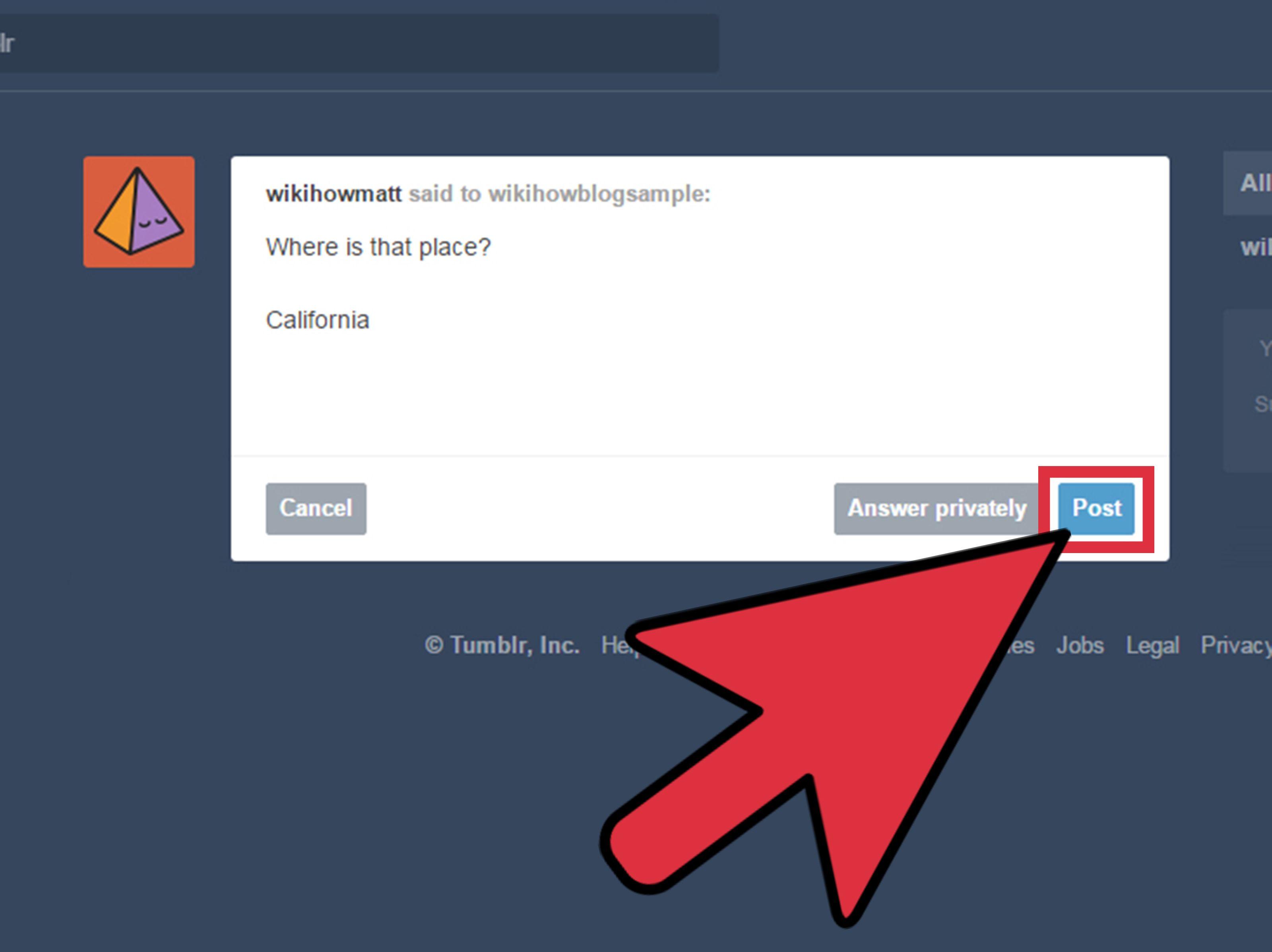 Tumblr App Logo - How to Enable the Ask Feature in Tumblr: 9 Steps (with Pictures)