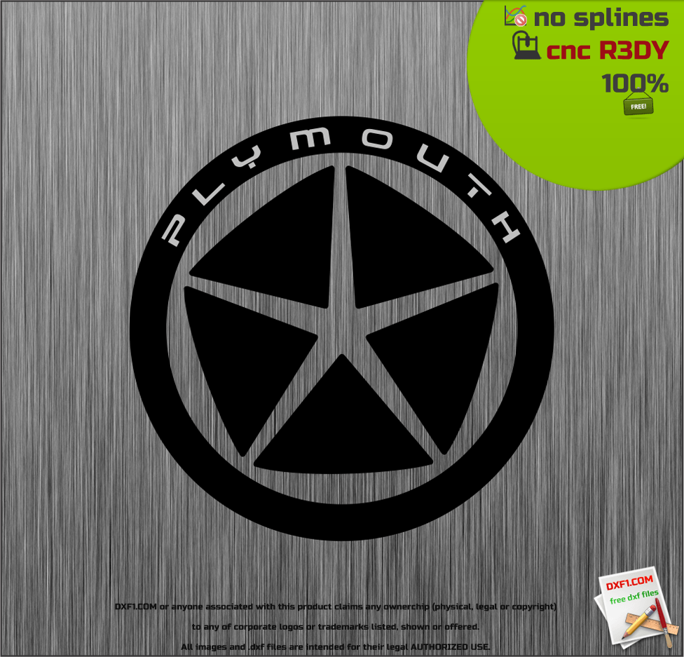 Star Automobile Logo - Car logos DXF FILES. FREE CAD SOFTWARE