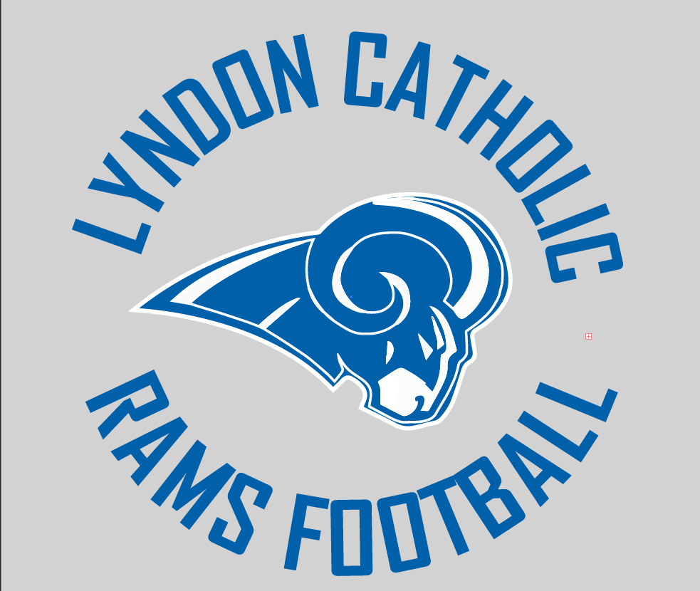 Rams Football Logo - LYNDON CATHOLIC RAMS FOOTBALL LARGE LOGO