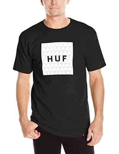 Triangle Box Logo - HUF Men's Triangle Box Logo T-Shirt | Online Skateboard Shop ...