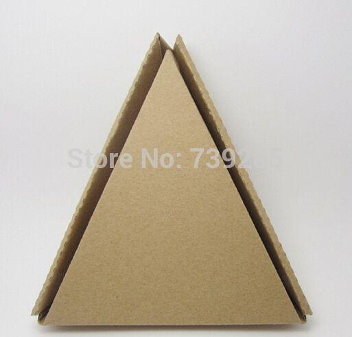 Triangle Box Logo - Free Shipping 100pcs Lot Size 20*20*18cm Height 4.5cm Triangle Pizza